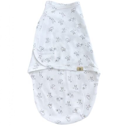 Cocoon swaddle with Velcro Beige Bunny
